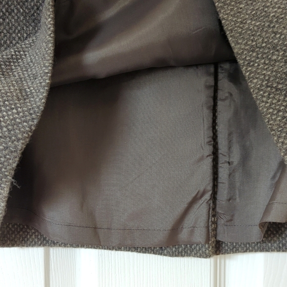 Lauren Ralph Lauren Wool Blend Knit Mid Waist Straight Knee Length Skirt Gray 8 - Picture 8 of 12